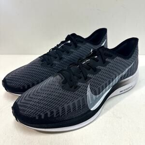 NWOT Nike Air Zoom Pegasus Turbo 2 Running Sneaker Shoe Black White Grey 14
